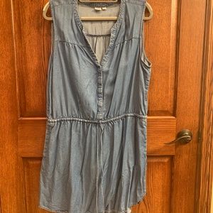 Gap Chambray Tie Dress